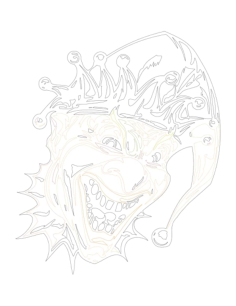 Clown Full Coloring Sketch, Free Vectors File